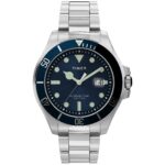 Timex Harborside Coast 43mm Silver Blue